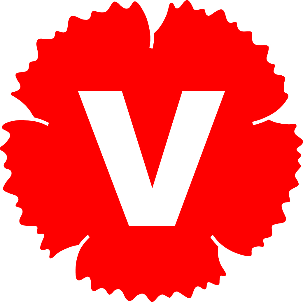 Logotyp för Vänsterpartiet