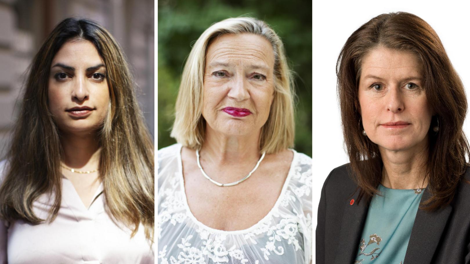 Nooshi Dadgostar, Karin Rågsjö, Carina Örgård