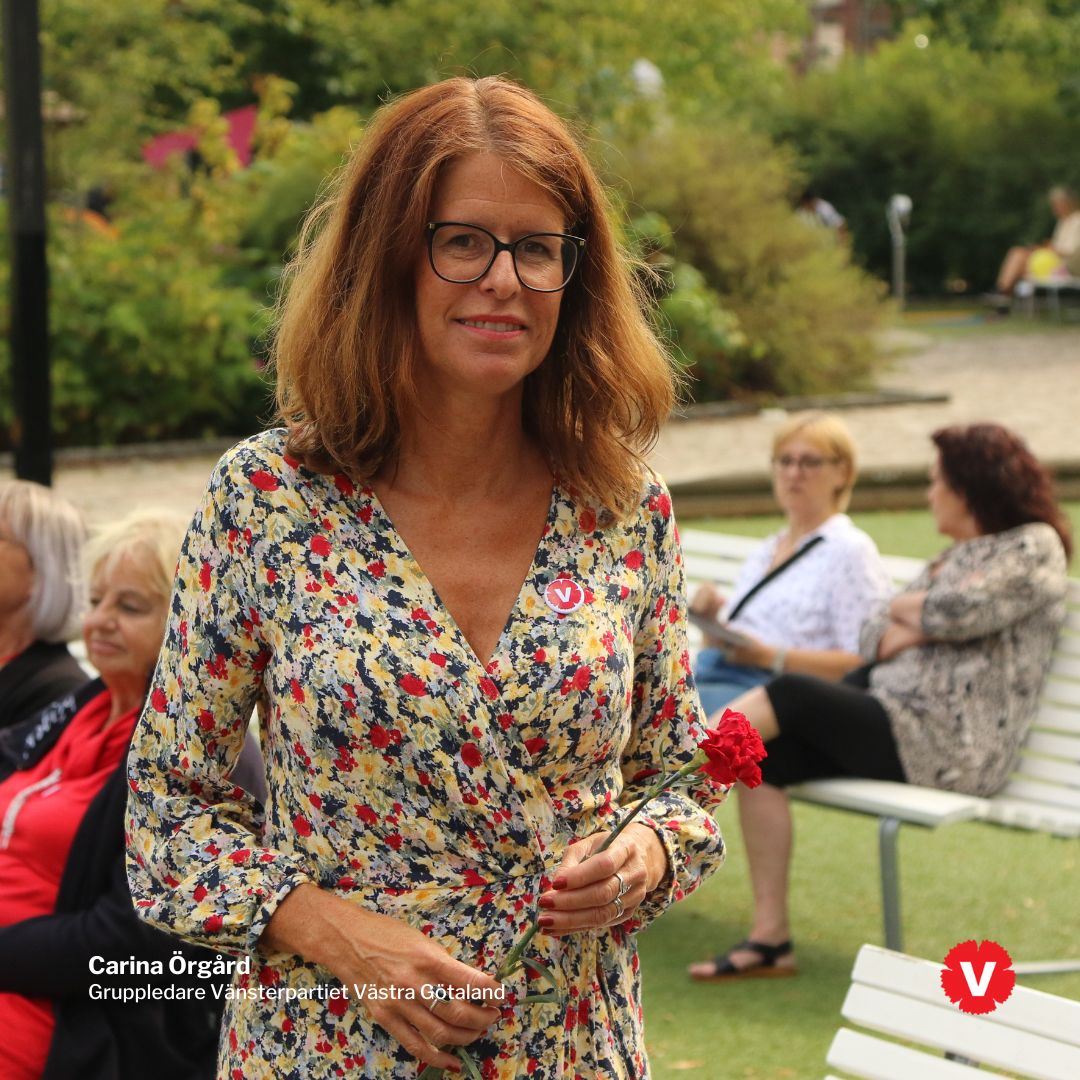 Carina Örgård, gruppledare Västra Götalandsregionen